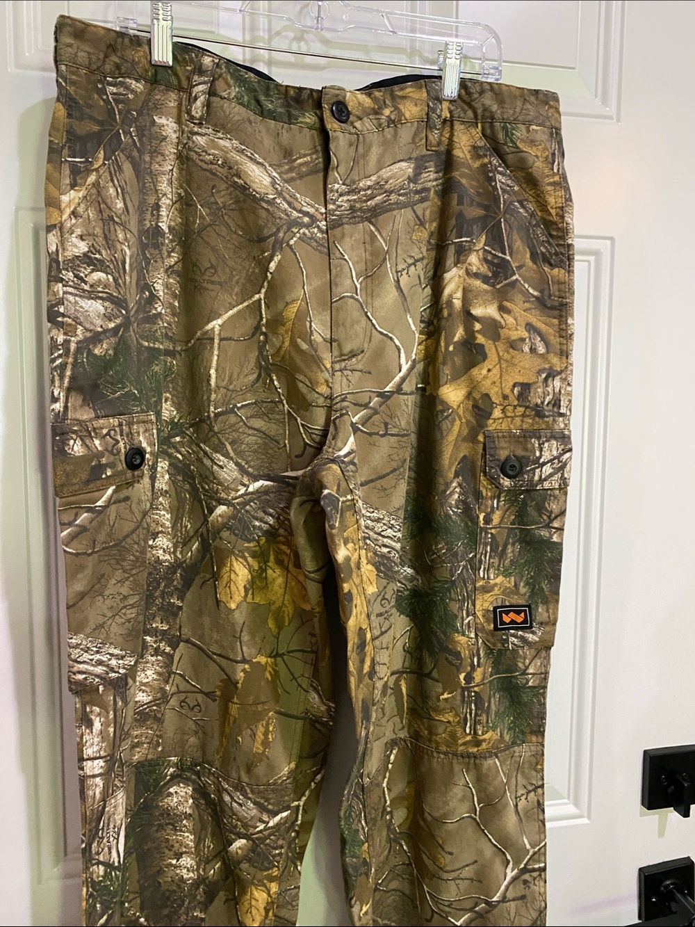 Walls Men's Camo Cargo Pants - Brown Green - Picture 6 of 8